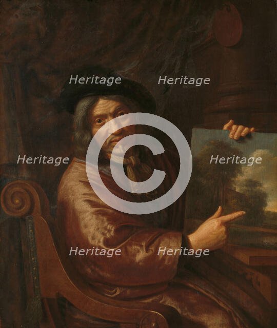 Self-Portrait, um 1640-1650. Creator: Asch, Pieter Jansz van (1603-1678).