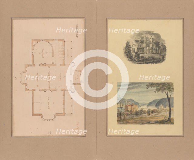 Cottage Residences; or a Series of Designs for Rural Cottages and Cottage-Villas..., 1842. Creator: Andrew Jackson Downing.