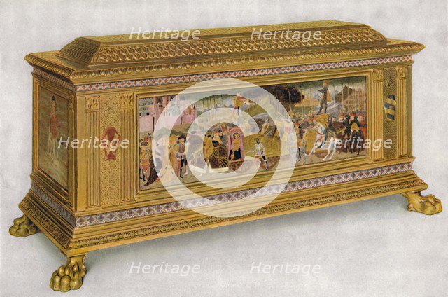 'A Fifteenth-Century Florentine Cassone', (1927). Artist: Unknown.