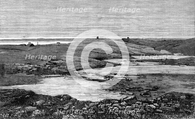 The American Franklin Search Expedition - view in summer, King William's Land, 1870, (1881). Creator: Unknown.