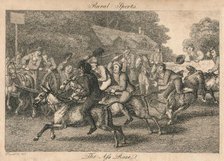 'Rural Sports - The Ass Race', 1800. Creator: Unknown.