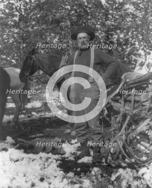 Prospector or guide, Yellowstone National Park, Wyoming, 1903. Creator: Frances Benjamin Johnston.