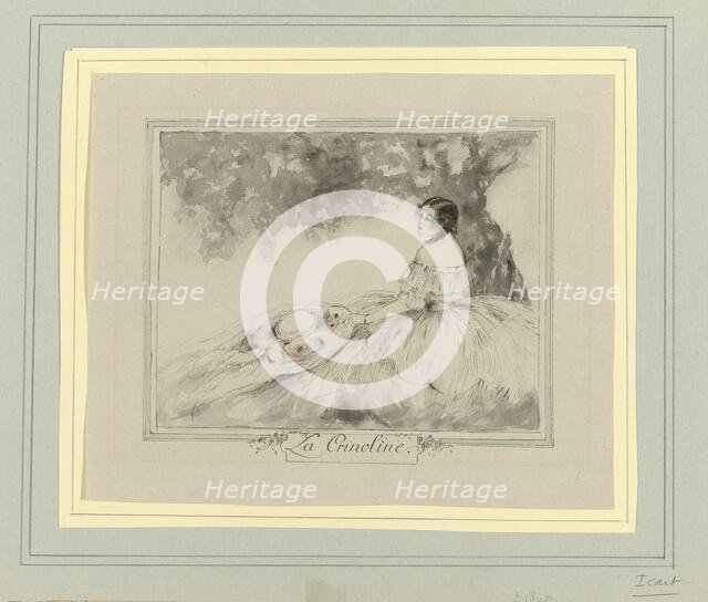 The Crinoline, c.1860. Creator: Anon.