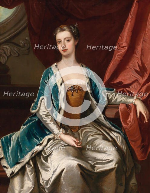 Portrait of Lady Mary Wortley Montagu (1689-1762). Creator: Kneller, Sir Gotfrey (1646-1723).