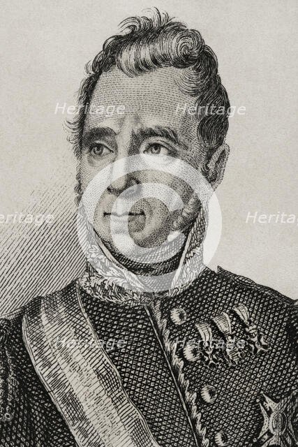 Portrait of Juan Palarea Blanes, so-called "El Médico" (baptised 1780-1842), 1845. Creator: Jose Gomez.