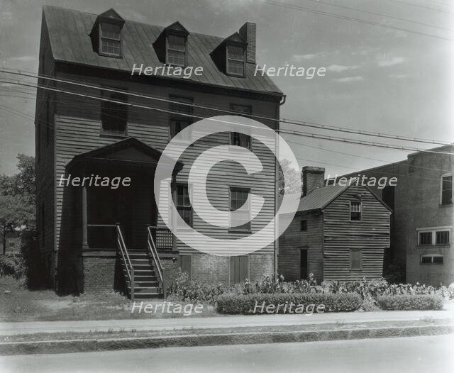 Minor houses and details, Blandfields, Dinwiddie County, Virginia, 1933. Creator: Frances Benjamin Johnston.