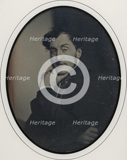 Self-Portrait, 1846-47. Creator: Baron Louis-Adolphe Humbert De Molard.