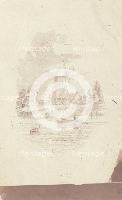 Villaggio, 1839. Creator: William Henry Fox Talbot.