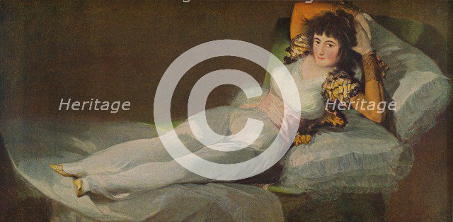 'La Maja Vestida', (The Clothed Maja), 1800-1808, (c1934). Artist: Francisco Goya.