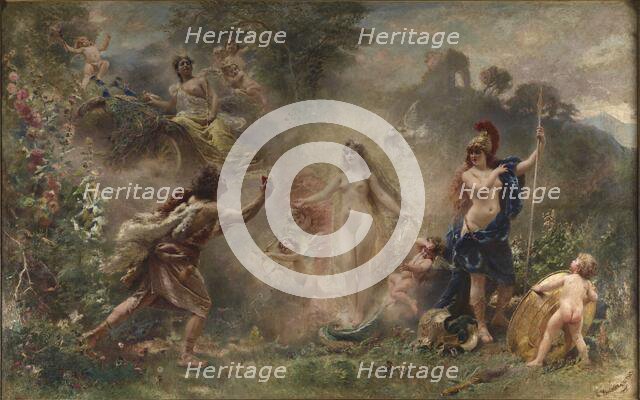 The Judgement of Paris , 1889. Creator: Makovsky, Konstantin Yegorovich (1839-1915).