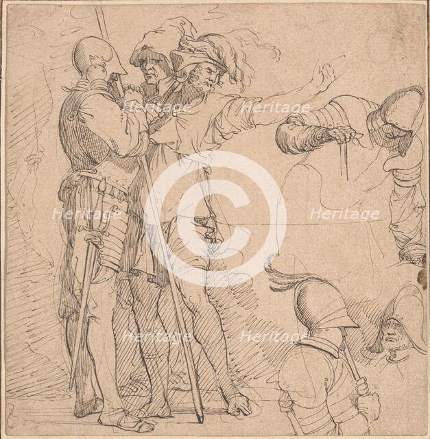 Capriccio Derived from Salvator Rosa's "Figurine", late 18th century. Creator: Unknown.