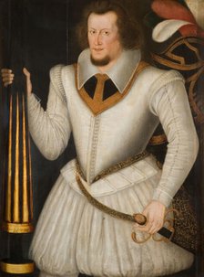 Portrait of Robert Devereux, 2nd Earl of Essex, 1600-1700. Creator: School of Marcus Gheeraerts, the Younger.