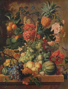'Fruit and Flowers', 1789, (1938). Artist: Paul Theodor van Brussel.
