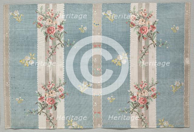 Taffeta Fragment, late 1700s. Creator: Unknown.