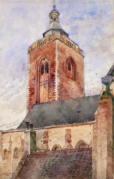 St. Martin's Church, Utrecht, Holland, 1898. Creator: Cass Gilbert.