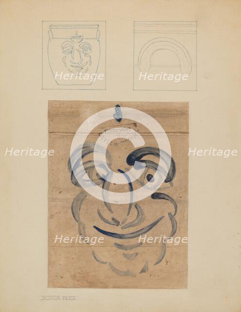 Crock, c. 1937. Creator: Jessica Price.