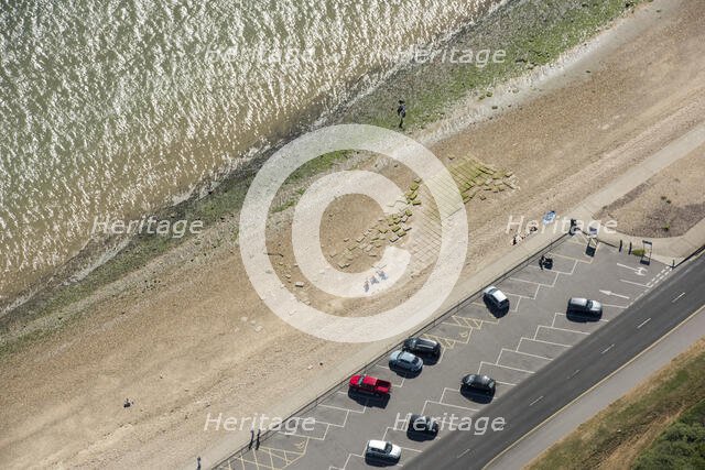 Remains of D-Day Embarkation Hard G2, Stokes Bay, Hampshire, 2018. Creator: Historic England.