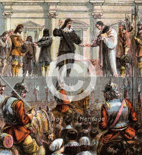'Execution Of Charles I, 1649', (c1850). Artist: Unknown