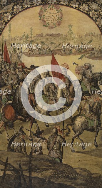 The Conquest of Mexico by Hernan Cortés.