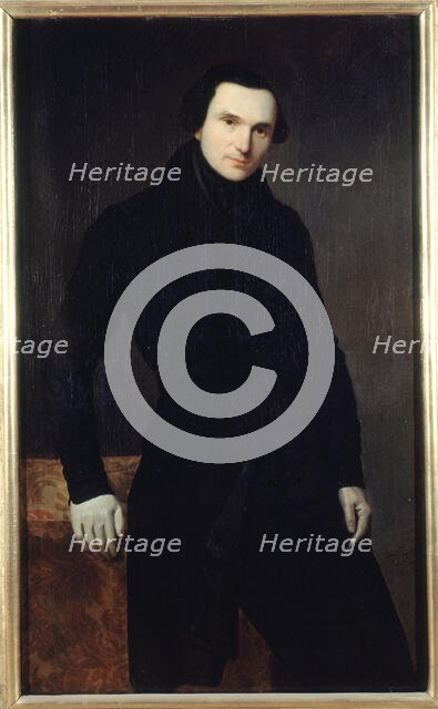 Portrait of Eugène Renduel (1798-1874), editor, 1836. Creator: Auguste de Chatillon.