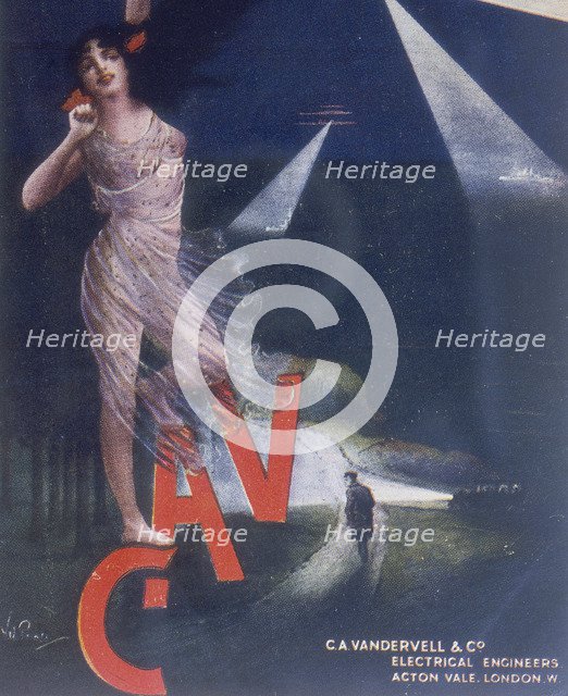 Poster advertising Vandervell. Artist: Unknown