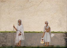 Two Shwetambar Jain monks, (between 1800 and 1899?). Creator: Unknown.