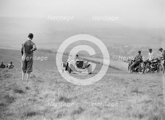 Alfa Romeo competing in the Brighton & Hove Motor Club Trial, 1920s. Artist: Bill Brunell.