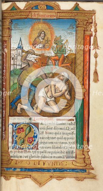 Printed Book of Hours (Use of Rome): fol, 78r, Job, 1510. Creator: Guillaume Le Rouge (French, Paris, active 1493-1517).