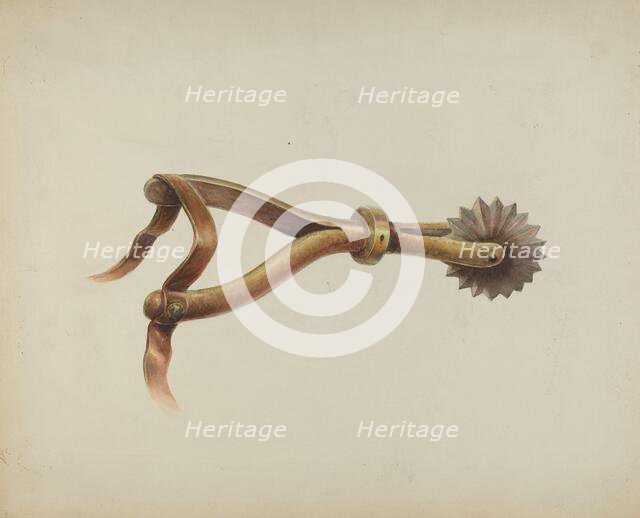 Spur, c. 1936. Creator: Gerald Transpota.