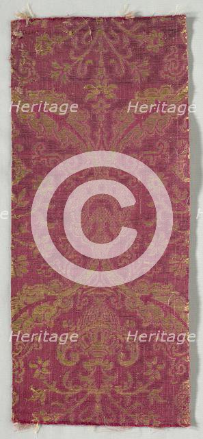 Textile Fragment, 1550-1599. Creator: Unknown.