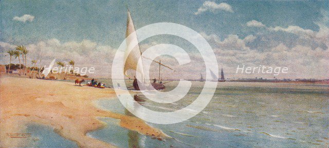 'A Breezy Day at Ayat', c1880, (1904). Artist: Robert George Talbot Kelly.