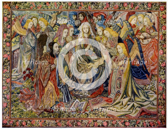 The Adoration of the Infant Jesus, 1930. Artist: Unknown