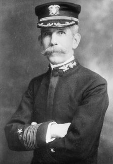 Admiral Wainwright, portrait bust, in uniform, 1911. Creator: Bain News Service.
