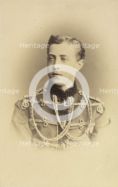 Portrait of Grand Duke Nicholas Nikolaevich (the younger) of Russia (1856-1929), 1874.