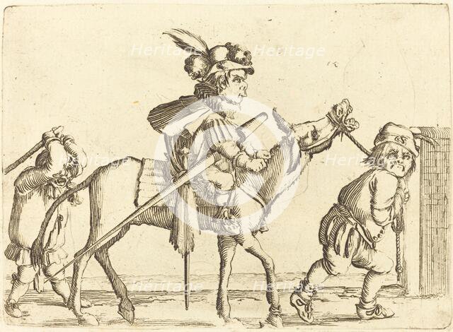 Dwarf Riding an Ass. Creator: Stefano della Bella.