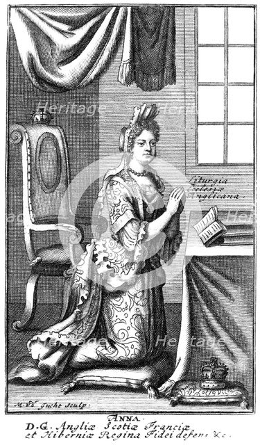 Queen Anne (1665-1714).Artist: Gucht