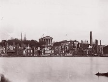 Ruins on North Bank of Canal, Richmond, 1865. Creator: Alexander Gardner.