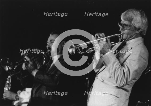 Conte Candoli, Shorty Rogers, Bud Shank North Sea Jazz Festival, Netherlands, 1991. Creator: Brian Foskett.