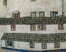 Windows (Facade of a House), 1914. Creator: Schiele, Egon (1890-1918).
