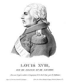 Louis XVIII, King of France, 1814. Artist: Unknown