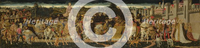 The Triumph of David, c. 1450. Artist: Pesellino, Francesco di Stefano (1422-1457)