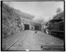 Manunka Chunk, N.J., east end of tunnel, between 1890 and 1901. Creator: Unknown.