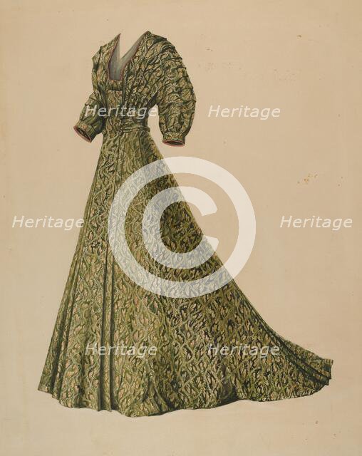 Brocade Costume, c. 1938. Creator: Isabelle De Strange.