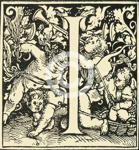 'I - An Alphabet by Hans Weiditz', c1520-1521, (1908).  Creator: Hans Weiditz.