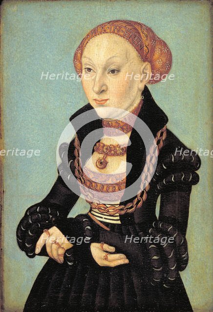 Portrait of Princess Sibylle of Cleves (1512-1554), 1533. Creator: Cranach, Lucas, the Elder (1472-1553).