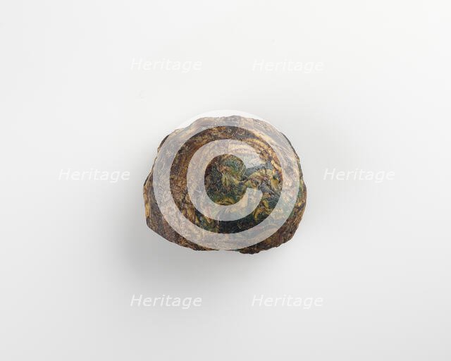 Fragment of a ball, Ptolemaic Dynasty or Roman Period, 305 BCE-14 CE. Creator: Unknown.