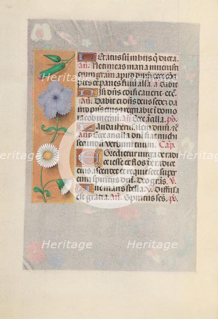 Hours of Queen Isabella the Catholic, Queen of Spain: Fol. 160v, c. 1500. Creator: Master of the First Prayerbook of Maximillian (Flemish, c. 1444-1519); Associates, and.