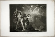 The Witches Appear to Macbeth and Banquo, 1798. Creator: James Caldwall.