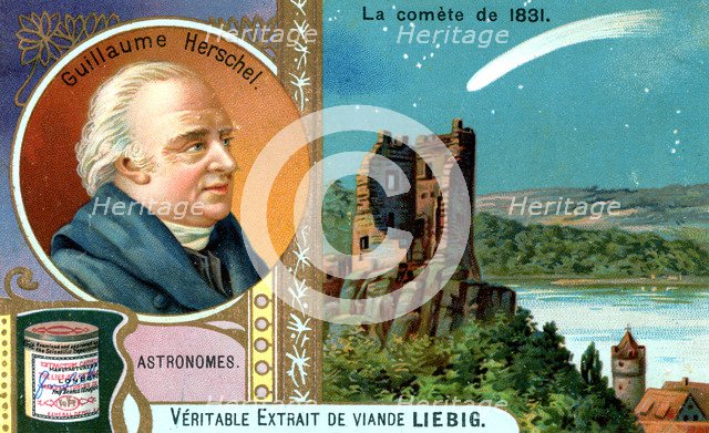 Sir William Herschel, German-born British astronomer, (c1900). Artist: Unknown