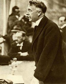 William Thomas Cosgrave making a speech, Dublin, Ireland, 1922, (1935). Creator: Unknown.